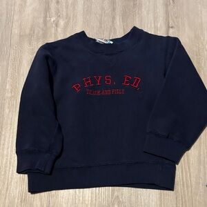 Generations Kids Navy Sweatshirt with Red Lettering
